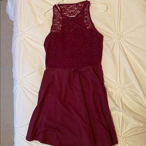Burgundy Hollister Dress